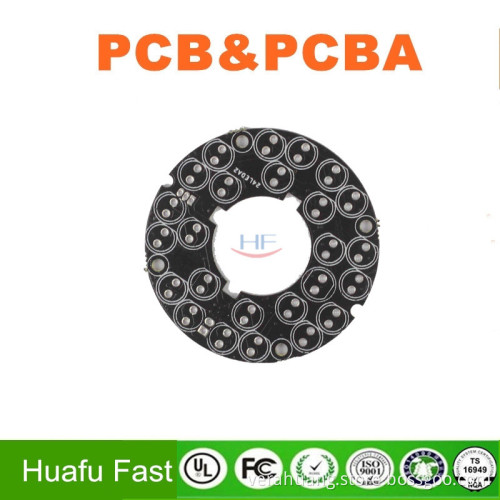 Hf Double-Sided Rigid Black Soldermask 2oz Copper PCB with High Quality PCB